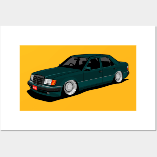 mercedes benz w124 Posters and Art